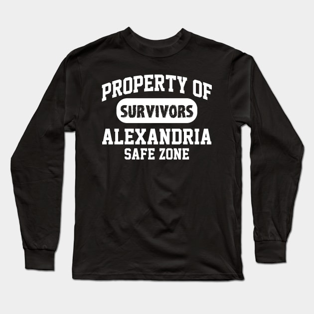 ALEXANDRIA SAFE ZONE Long Sleeve T-Shirt by criss leontis